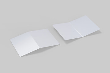 A5 bifold brochure for mockup design and presentation