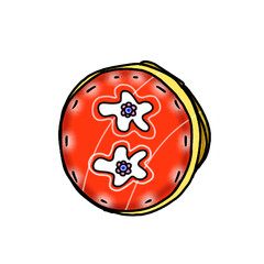  bearings gold rad cover vactor illustration 