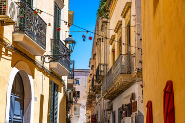 Gallipoli in Apulia Puglia region of south italy