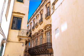 Gallipoli in Apulia Puglia region of south italy