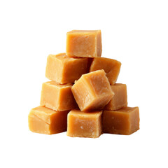 Delicious Stack of Butterscotch Toffee Cubes