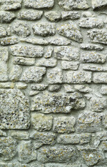Old stone wall aged rocks history architecture. Creative building concept