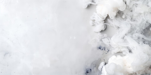 Obraz premium Ethereal Swirl of White and Gray Tones Creates a Fluid Abstract Background Design