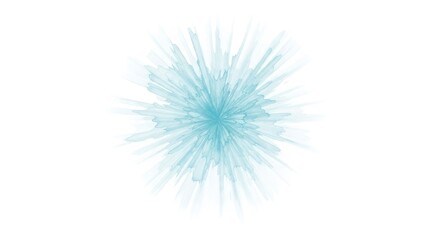 Fototapeta premium Abstract blue burst design radiating outward with soft edges in a minimalist style