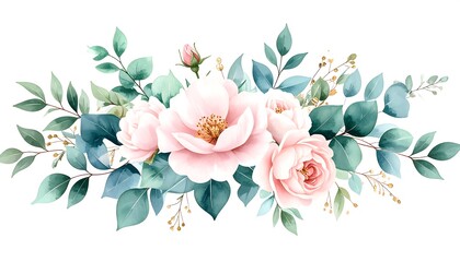 Fototapeta premium Delicate floral arrangement (1)