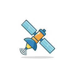 Satellite Broadcasting Wireless Signal Communication Orbiting Earth Technology