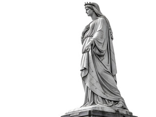 statue of liberty isolated on white background. PNG Transparent file type with high definition quality And vibrant color grading Available.