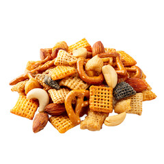 A delightful mix of crunchy pretzels savory crackers and roasted nuts creates a snack sensation perfect for satisfying cravings