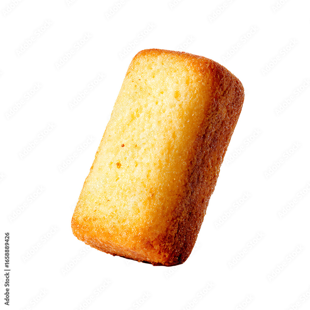 Aufkleber golden rectangular cake against a stark black background showcasing its rich color and simple form; 