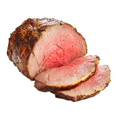 Succulent roast beef expertly cooked to perfection Sliced and ready to serve A culinary masterpiece for a delightful meal