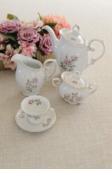 louças vintage para chá ou café 
