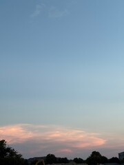 sunset in the city lastnight