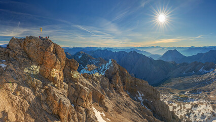 Zugspitze, Blick nach S&uuml;den