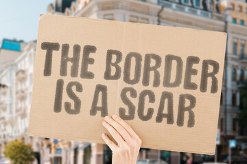 The border is a scar — marking separation and pain while people seek safety and belonging....