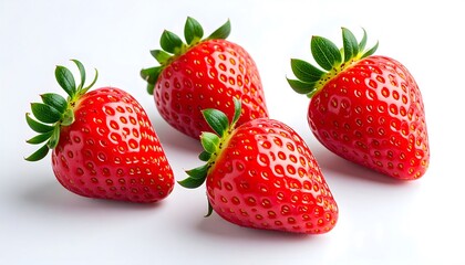 Fresh, vibrant strawberries