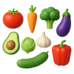 Vibrant Harvest: A Colorful Collection of Fresh Vegetables, Artfully Arranged. Featuring a bright assortment of delicious vegetables perfect for any culinary occasion.