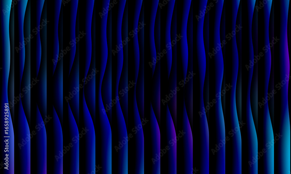 Aufkleber abstract dark blue vertical lines with subtle color variations and depth
