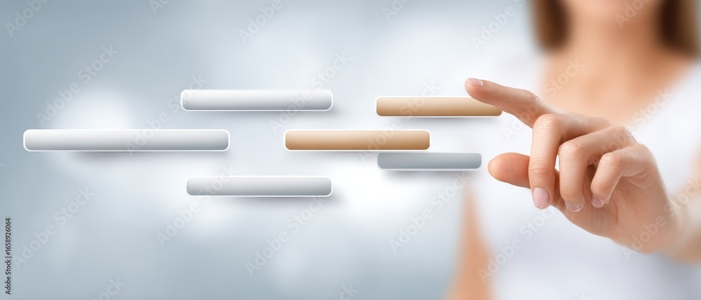 Poster effective digital workflow mapping for team leaders to track key milestones in management notes and 