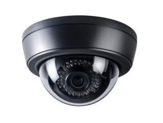 High-Resolution Dome Security Camera, CCTV Surveillance System, 360° View, Infrared, Night Vision