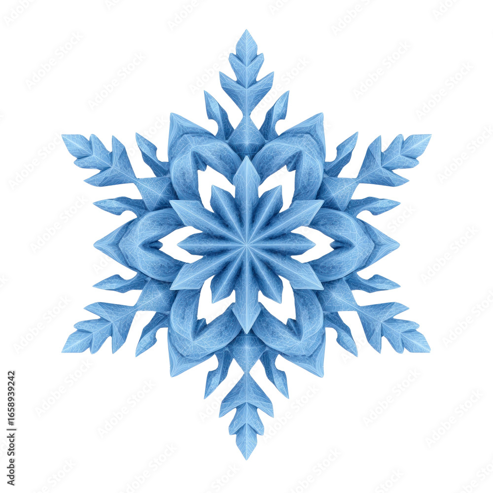 Poster png snowflake symmetrical pattern design.