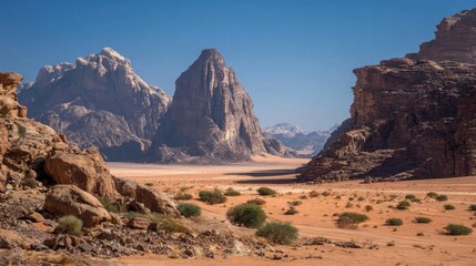 Fototapeta premium Desert mountain vista