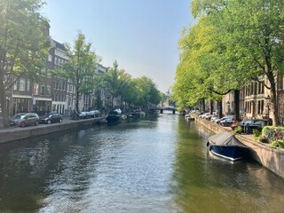 canal in amsterdam