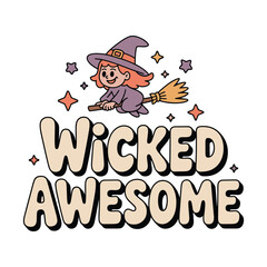 wicked awesome helloween t shirt design