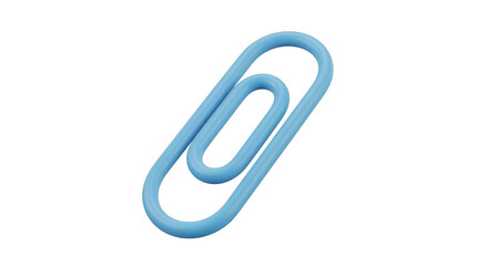 Obraz premium paper clip isolated on white