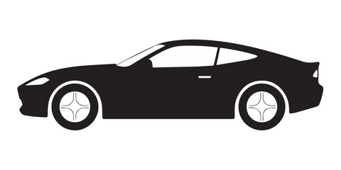 minimal sideview car outline vector ai eps jpeg png formats ideal for logo branding icons and automotive concepts