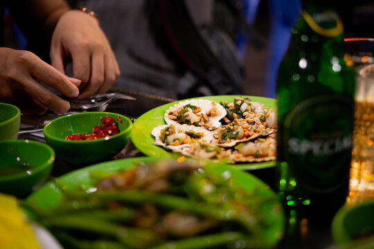 street food in Ho Chi Minh City, Vietnam