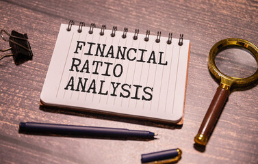 the inscription - Financial Ratio Analysis.
