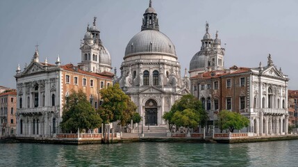 Fototapeta premium Majestic Basilica di Santa Maria della Salute in Venice, Italy