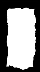 Obraz premium black and white paper for frame