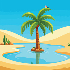 High quality vector illustration of footprints vanish in sand for creative projects and digital artwork design purposes