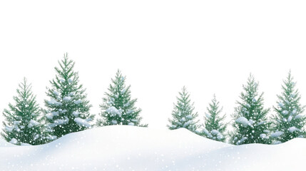 PNG Christmas tree forest trees pine snow.
