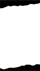 Obraz premium Creative collage element, old ripped paper with blank copy space for text.