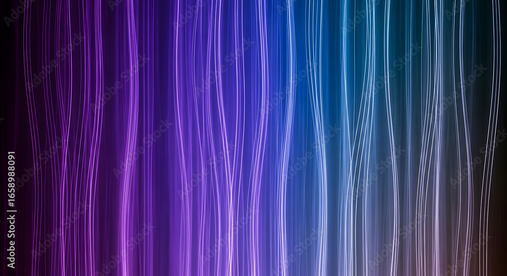 Fototapete gradient luminous lines create a mesmerizing abstract background, offering a blend of flowing motion