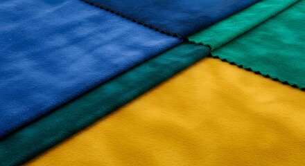 Colorful Suede Fabric Samples with Brushed Nap