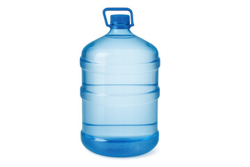 Fototapeta premium Large polycarbonate water bottle with handle on transparent background