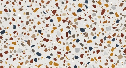 Terrazzo Texture A Decorative Stone Composite with Speckled Colorful Fragments