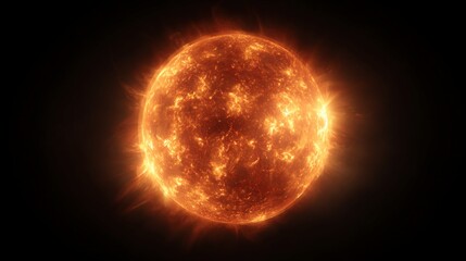 Digital Rendering of a Glowing Celestial Sphere