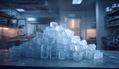 Modern data center with server racks, cooling systems, and illuminated electronic equipment