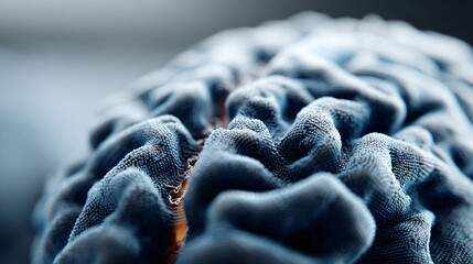 Human brain with glowing neural networks. Active neuro-synapses firing and transmitting electric signal. Neurological science concept footage.