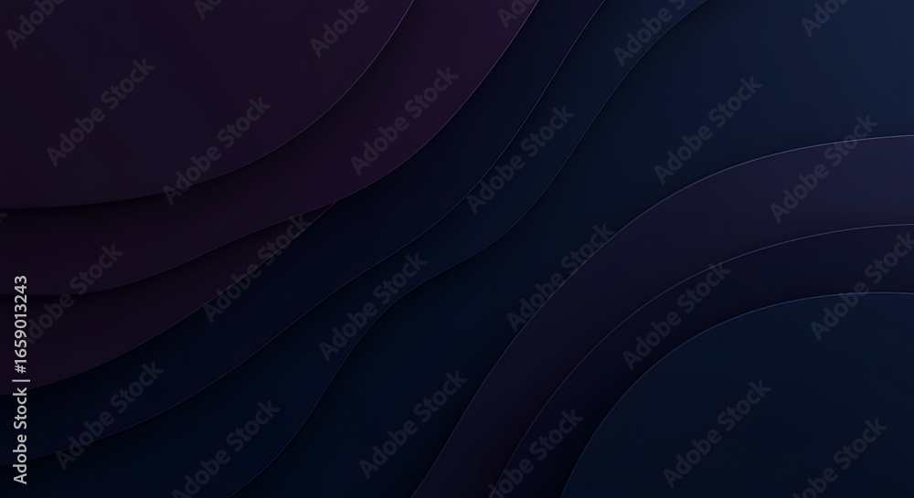 Poster abstract dark paper cut background with 3d effect and layered shapes creating a modern and elegant d