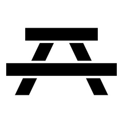 picnic bench icon