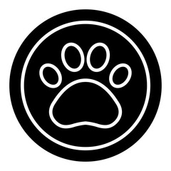 Obraz premium pet paw icon