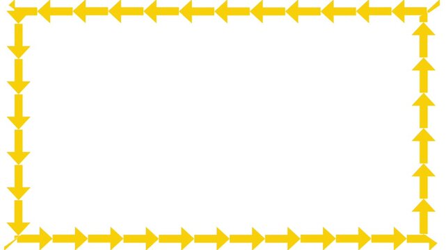 Animated arrow line pointing left with glowing effect, seamless loop motion graphic, perfect for direction symbol, navigation sign, business presentation, and creative video projects.