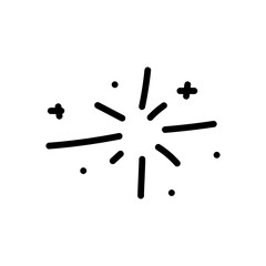 Sparkle Icon for Celebrations and Festive Occasions