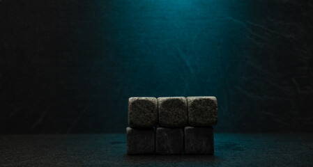 natural stones for the podium