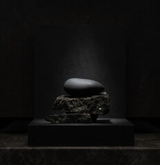natural stones for the podium